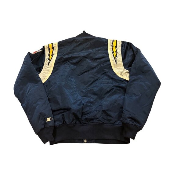 Vintage Rare 80s Starter San Diego Chargers NFL Satin Bomber Jacket Men's Medium - Picture 2 of 8